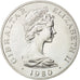 GIBRALTAR, Crown, 1980, KM #11, MS(63), Copper-Nickel, 38.8, 28.72