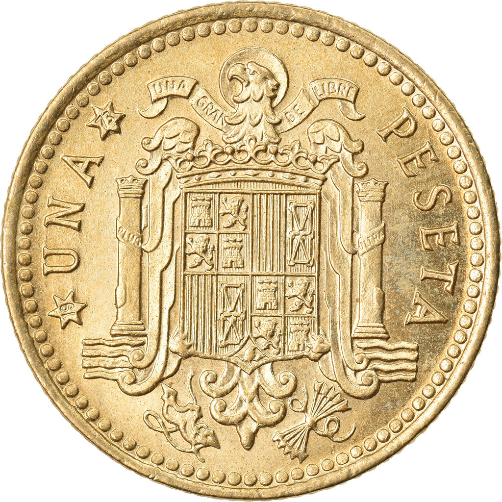 Coin, Spain, Francisco Franco, caudillo, Peseta, 1973, AU(55-58)