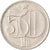 Coin, Czechoslovakia, 50 Haleru, 1985, EF(40-45), Copper-nickel, KM:89