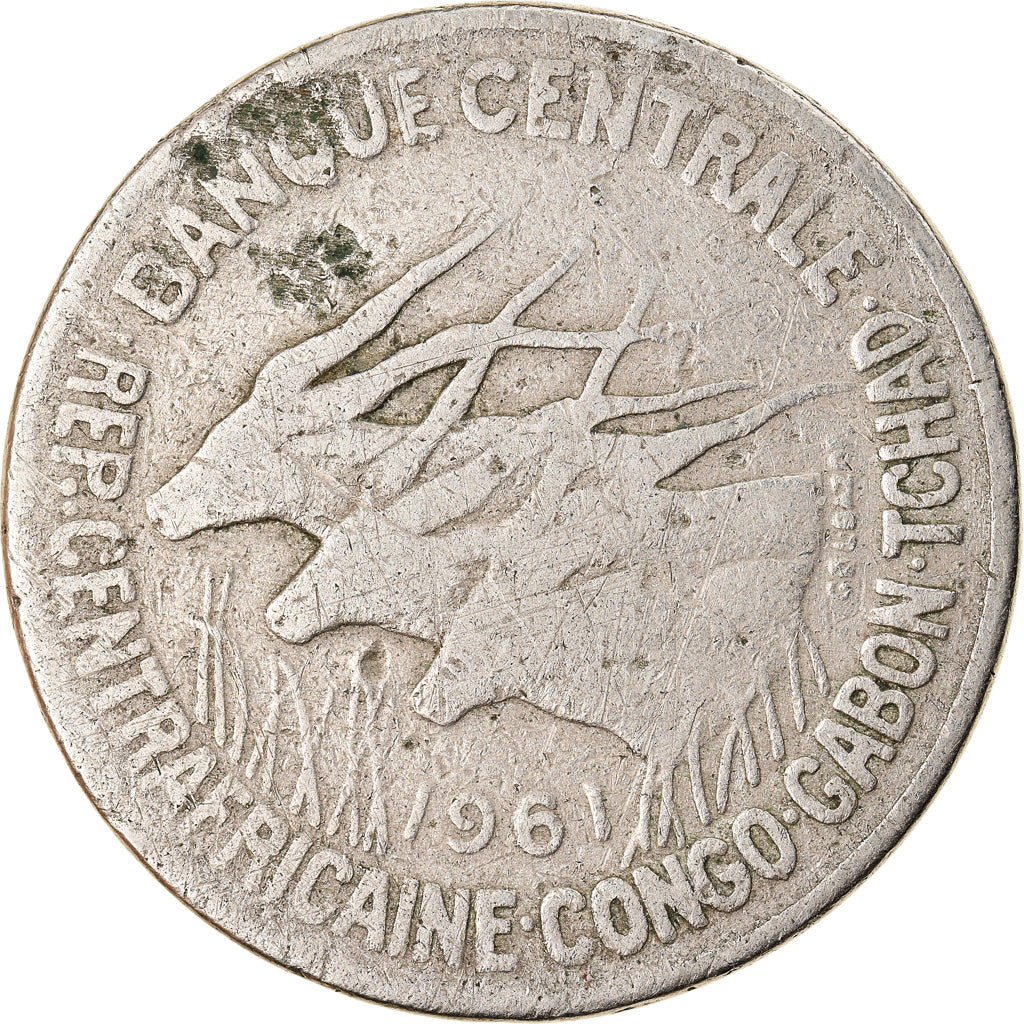 Coin, EQUATORIAL AFRICAN STATES, 50 Francs, 1961, Paris, VF(30-35)