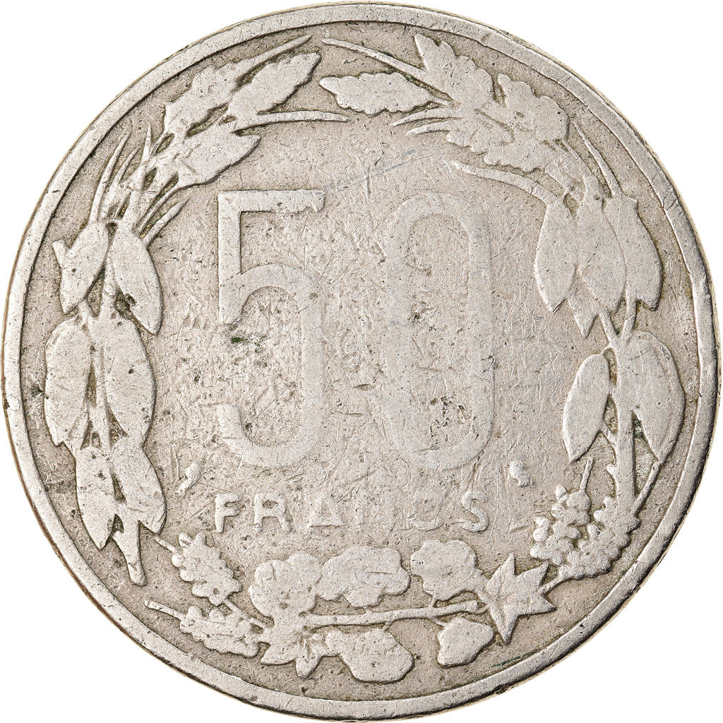 Coin, EQUATORIAL AFRICAN STATES, 50 Francs, 1961, Paris, VF(30-35)