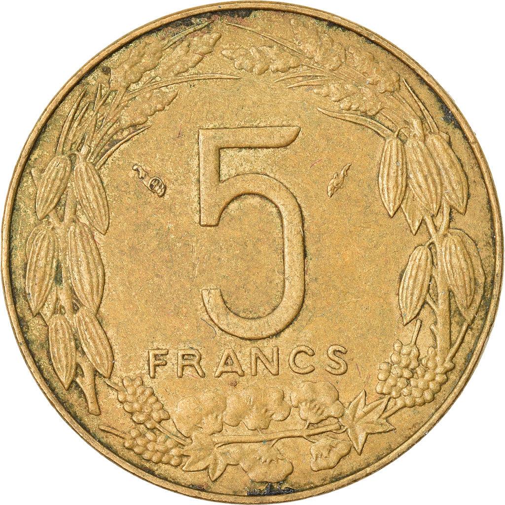 Monnaie, États de l'Afrique centrale, 5 Francs, 1983, Paris, TTB