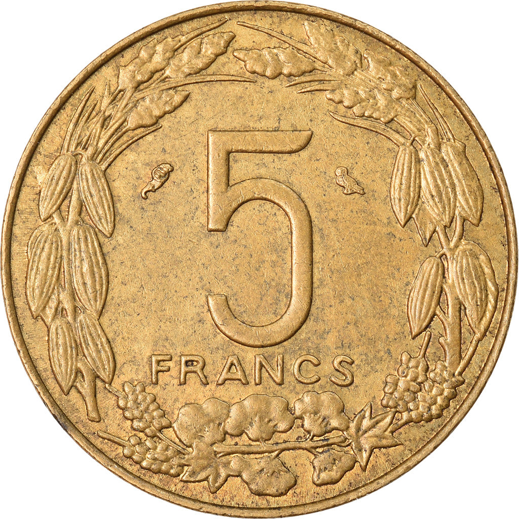 Coin, EQUATORIAL AFRICAN STATES, 5 Francs, 1961, Paris, EF(40-45)