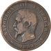 Coin, France, Napoleon III, Napoléon III, 10 Centimes, 1854, Marseille