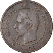 Coin, France, Napoleon III, Napoléon III, 10 Centimes, 1855, Strasbourg