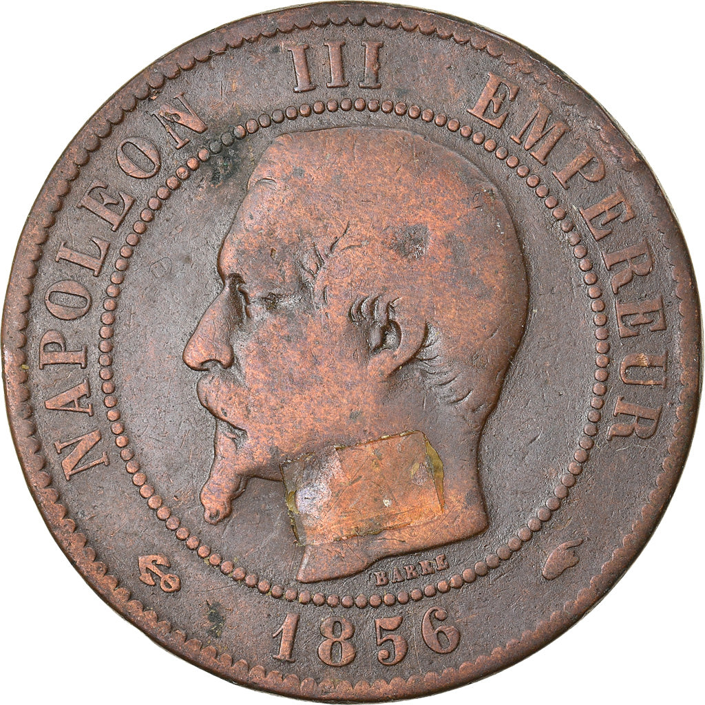 Moneta, Francja, Napoleon III, Napoléon III, 10 Centimes, 1856, Paris