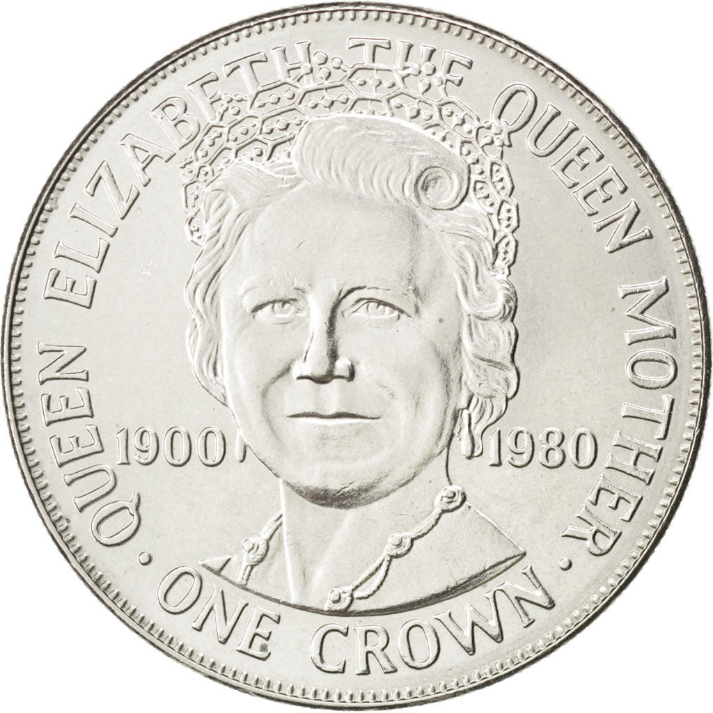 Ile de Man, Elizabeth II, 1 Crown 1980, KM 68