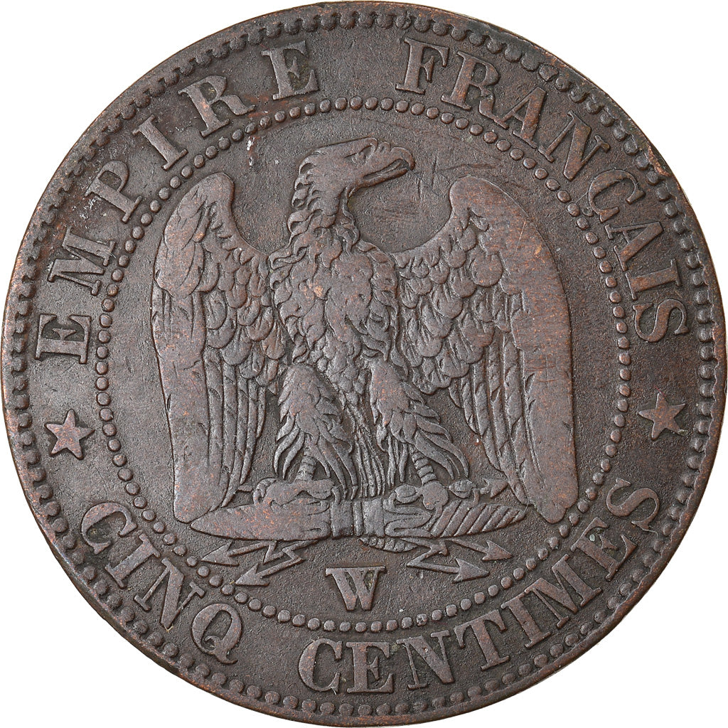 Münze, Frankreich, Napoleon III, Napoléon III, 5 Centimes, 1853, Lille, S+