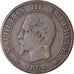 Monnaie, France, Napoleon III, Napoléon III, 5 Centimes, 1854, Strasbourg, TB+