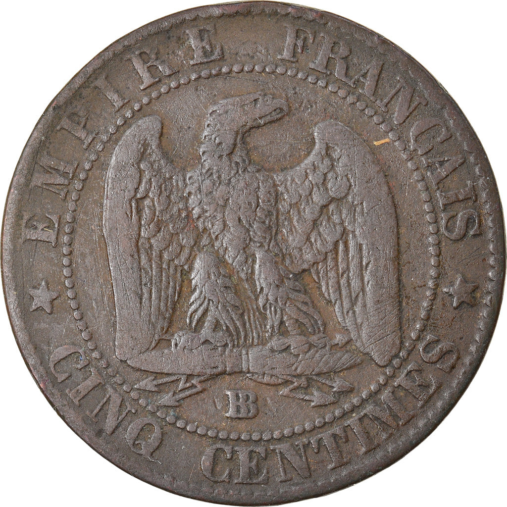 Coin, France, Napoleon III, Napoléon III, 5 Centimes, 1854, Strasbourg