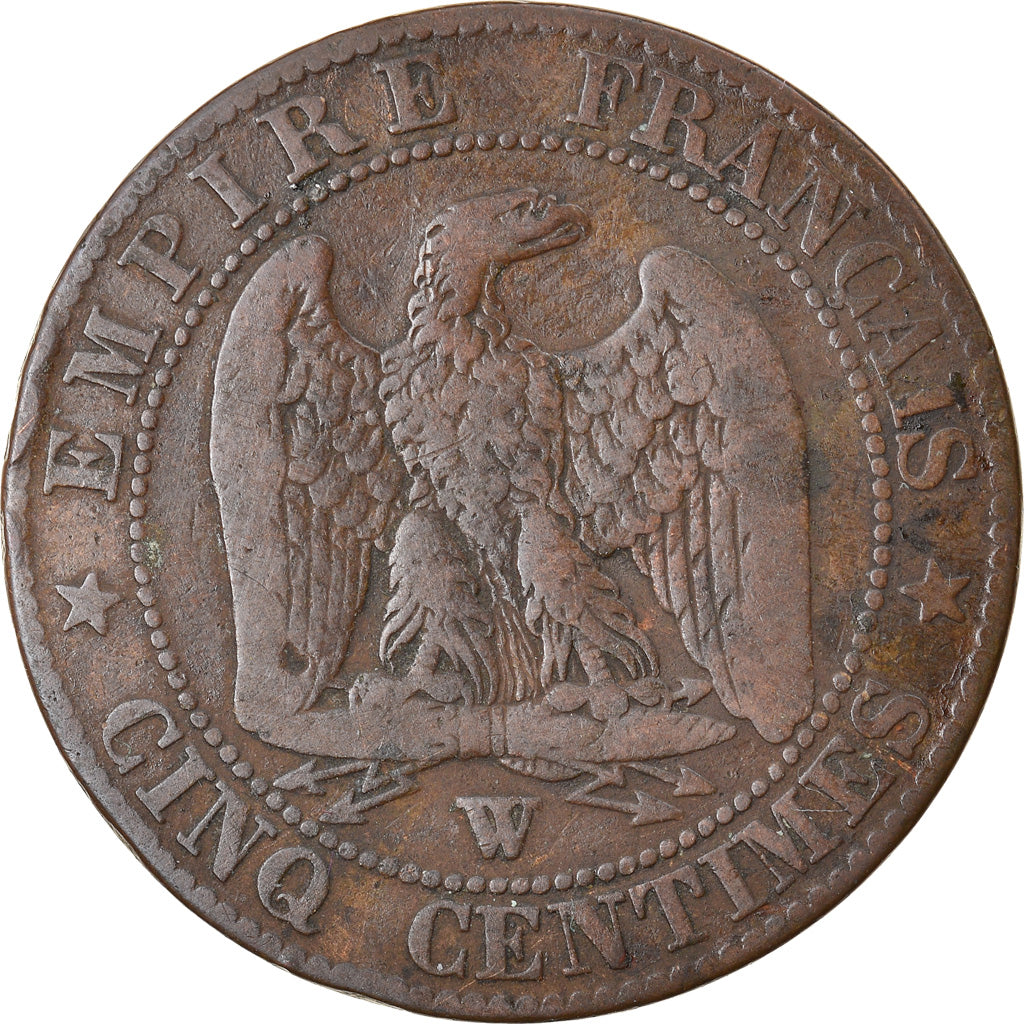 Münze, Frankreich, Napoleon III, Napoléon III, 5 Centimes, 1856, Lille, S+