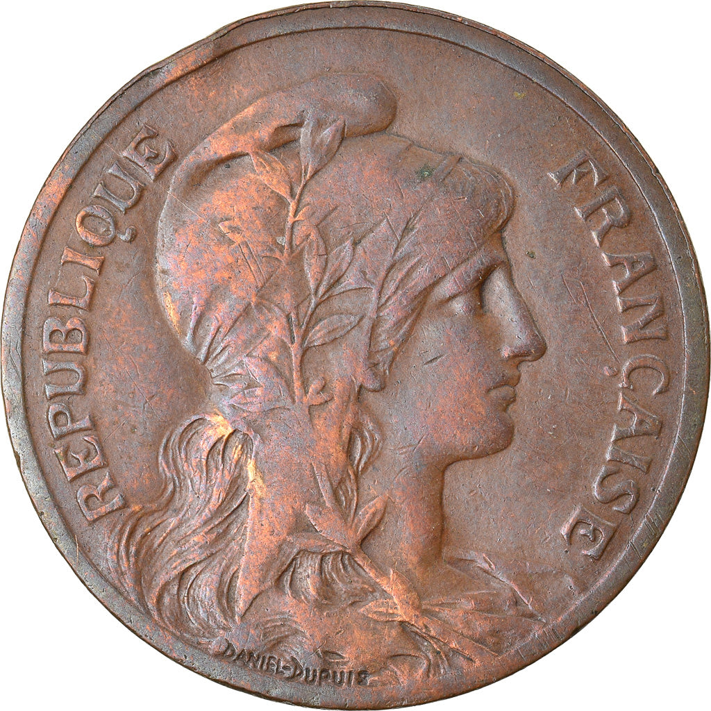 Moeda, França, Dupuis, 5 Centimes, 1899, Paris, VF(30-35), Bronze, KM:842