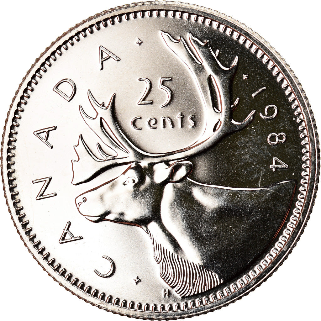 Monnaie, Canada, Elizabeth II, 25 Cents, 1984, Royal Canadian Mint, Ottawa, SPL
