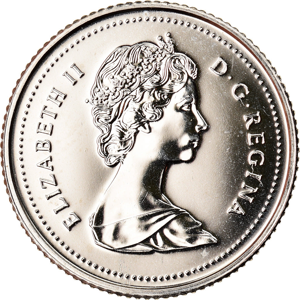 Moneta, Canada, Elizabeth II, 10 Cents, 1984, Royal Canadian Mint, Ottawa, SPL