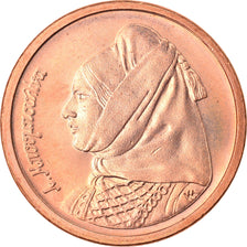 Moneta, Grecja, Drachma, 1988, Athens, MS(63), Miedź, KM:150