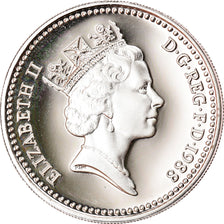 Coin, Great Britain, Elizabeth II, Pound, 1988, AU(50-53), Silver, KM:954a