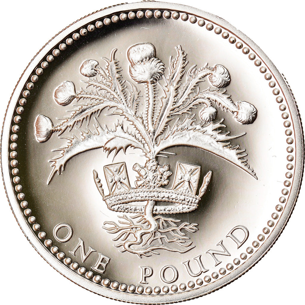 Coin, Great Britain, Elizabeth II, Pound, 1984, MS(64), Silver, KM:934a