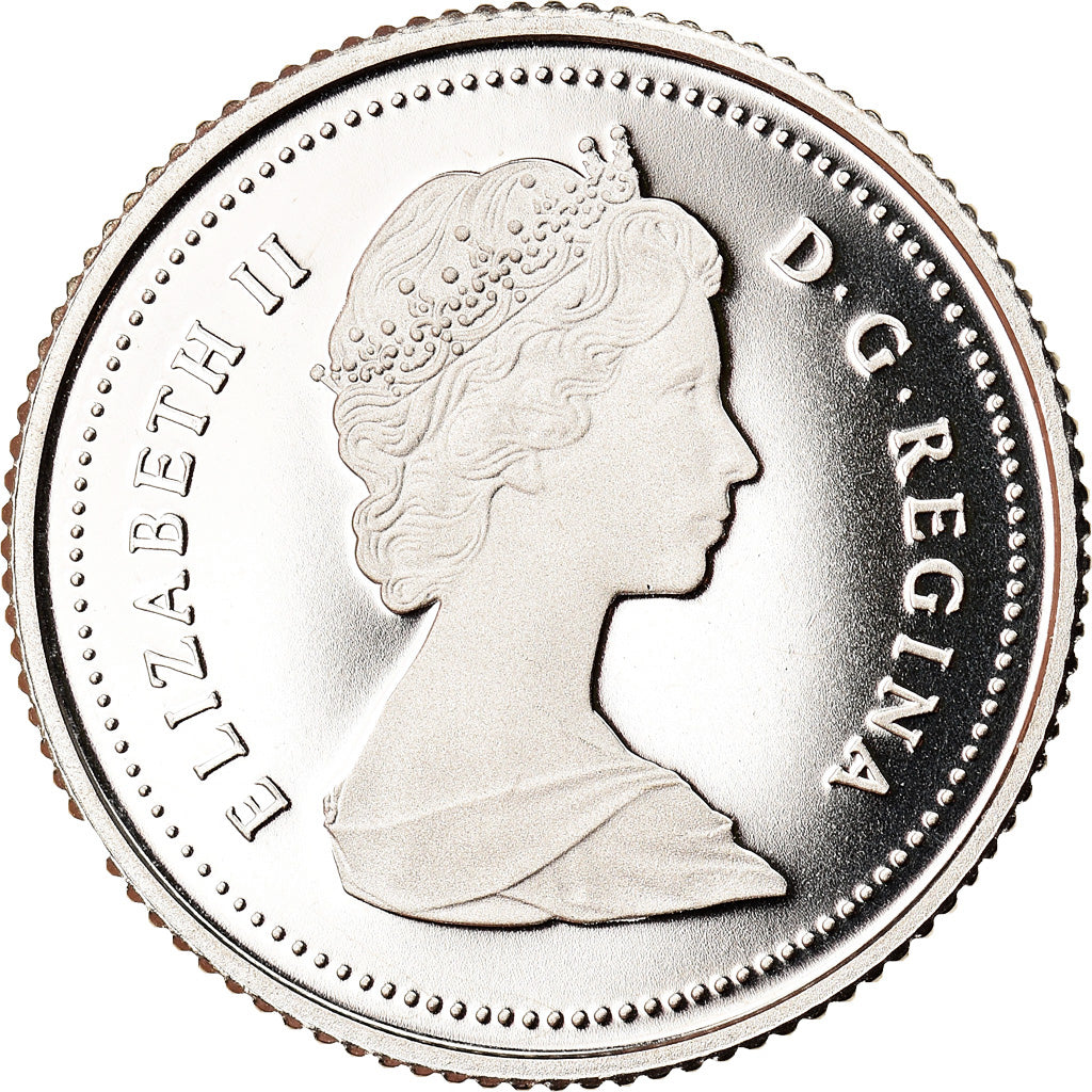 Moneta, Canada, Elizabeth II, 10 Cents, 1986, Royal Canadian Mint, Ottawa, SPL+
