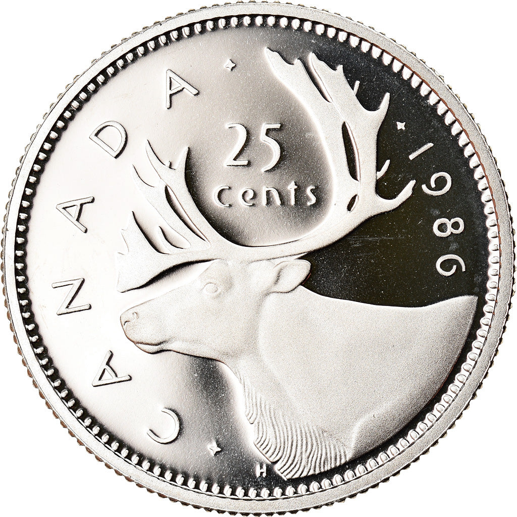 Moneta, Canada, Elizabeth II, 25 Cents, 1986, Royal Canadian Mint, Ottawa, SPL+