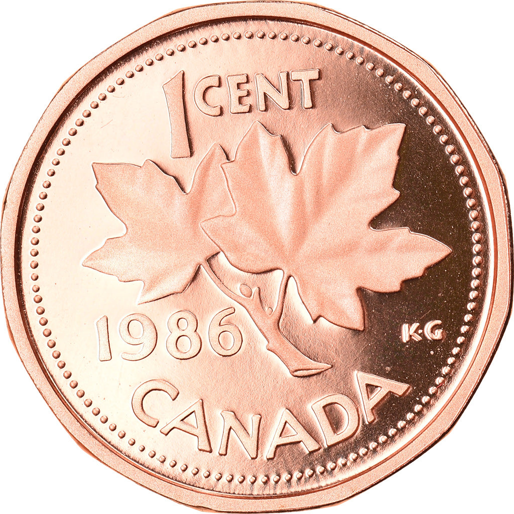 Moneta, Canada, Elizabeth II, Cent, 1986, Royal Canadian Mint, Ottawa, SPL+