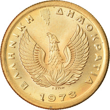 Coin, Greece, 50 Lepta, 1973, MS(60-62), Nickel-brass, KM:106