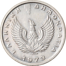 Coin, Greece, 5 Drachmai, 1973, MS(60-62), Copper-nickel, KM:109.1