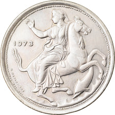 Coin, Greece, Constantine II, 20 Drachmai, 1973, AU(50-53), Copper-nickel