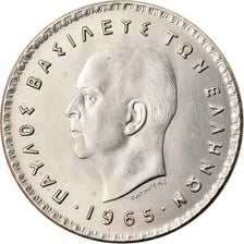 Monnaie, Grèce, Paul I, 10 Drachmai, 1965, TTB+, Nickel, KM:84