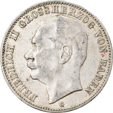 Münze, Deutsch Staaten, BADEN, Friedrich II, 3 Mark, 1912, Stuttgart, S+