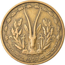 Monnaie, French West Africa, 25 Francs, 1957, Paris, TTB, Aluminum-Bronze, KM:9