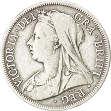 GREAT BRITAIN, 1/2 Crown, 1900, KM #782, VF(30-35), Silver, 32.3, 13.88