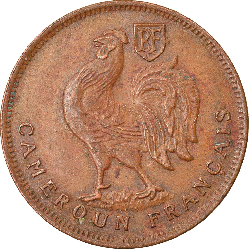 Coin, Cameroon, Franc, 1943, Pretoria, EF(40-45), Bronze, KM:5