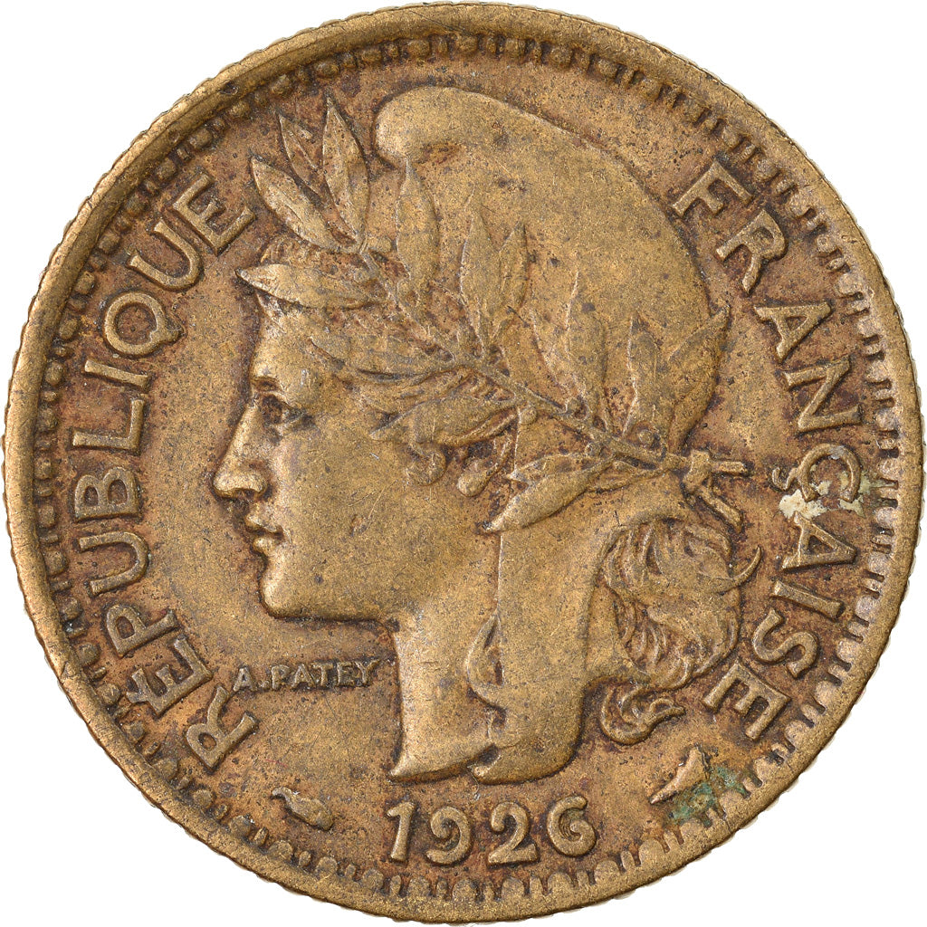 Coin, Cameroon, Franc, 1926, Paris, EF(40-45), Aluminum-Bronze, KM:2