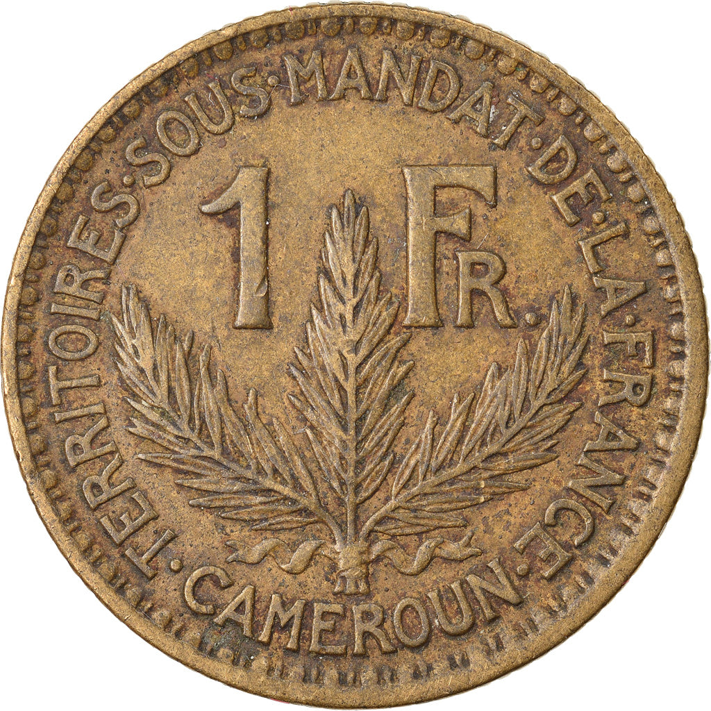 Coin, Cameroon, Franc, 1926, Paris, EF(40-45), Aluminum-Bronze, KM:2