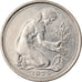 Moneta, Niemcy - RFN, 50 Pfennig, 1975, Karlsruhe, EF(40-45), Miedź-Nikiel