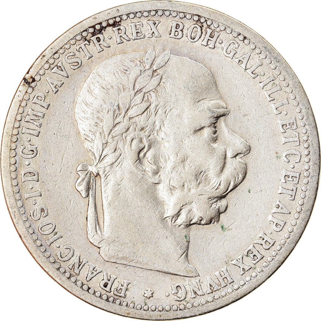 Coin, Austria, Franz Joseph I, Corona, 1894, EF(40-45), Silver, KM:2804