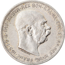 Coin, Austria, Franz Joseph I, Corona, 1912, EF(40-45), Silver, KM:2820
