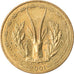 Moneta, Stati dell'Africa occidentale, 5 Francs, 2001, Paris, MB+