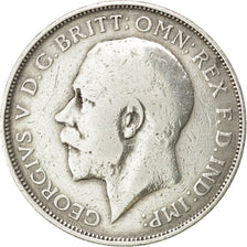 GREAT BRITAIN, Florin, Two Shillings, 1918, KM #817, VF(30-35), Silver, 28.3,...