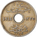 Münze, Ägypten, Hussein Kamil, 5 Milliemes, 1916, SS, Copper-nickel, KM:315
