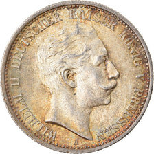 Coin, German States, PRUSSIA, Wilhelm II, 2 Mark, 1905, Berlin, VF(20-25)