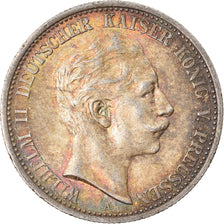 Coin, German States, PRUSSIA, Wilhelm II, 2 Mark, 1905, Berlin, VF(20-25)