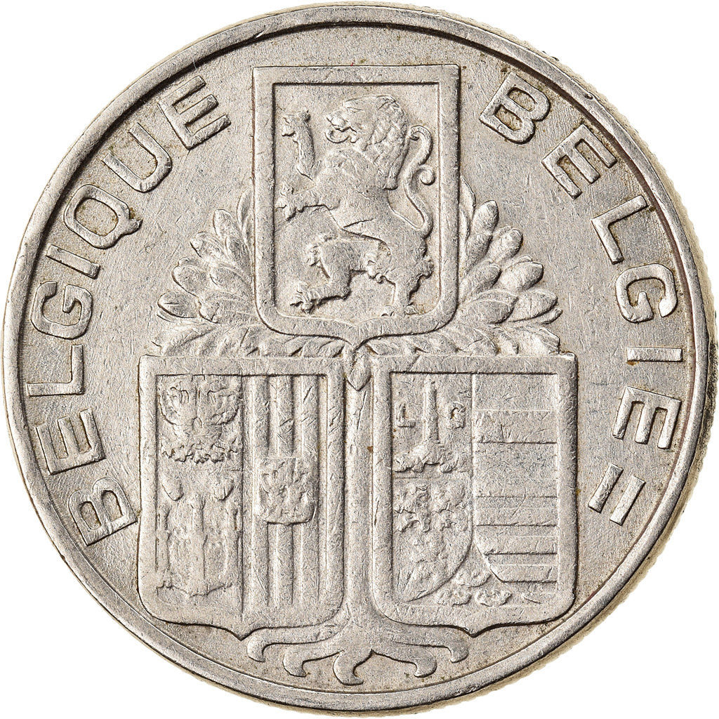 Monnaie, Belgique, 5 Francs, 5 Frank, 1938, TTB, Nickel, KM:117.1