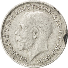 Gran Bretagna, George V, 3 Pence, 1916, BB, Argento, KM:813