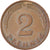 Moneda, ALEMANIA - REPÚBLICA FEDERAL, 2 Pfennig, 1964, Munich, MBC, Bronce