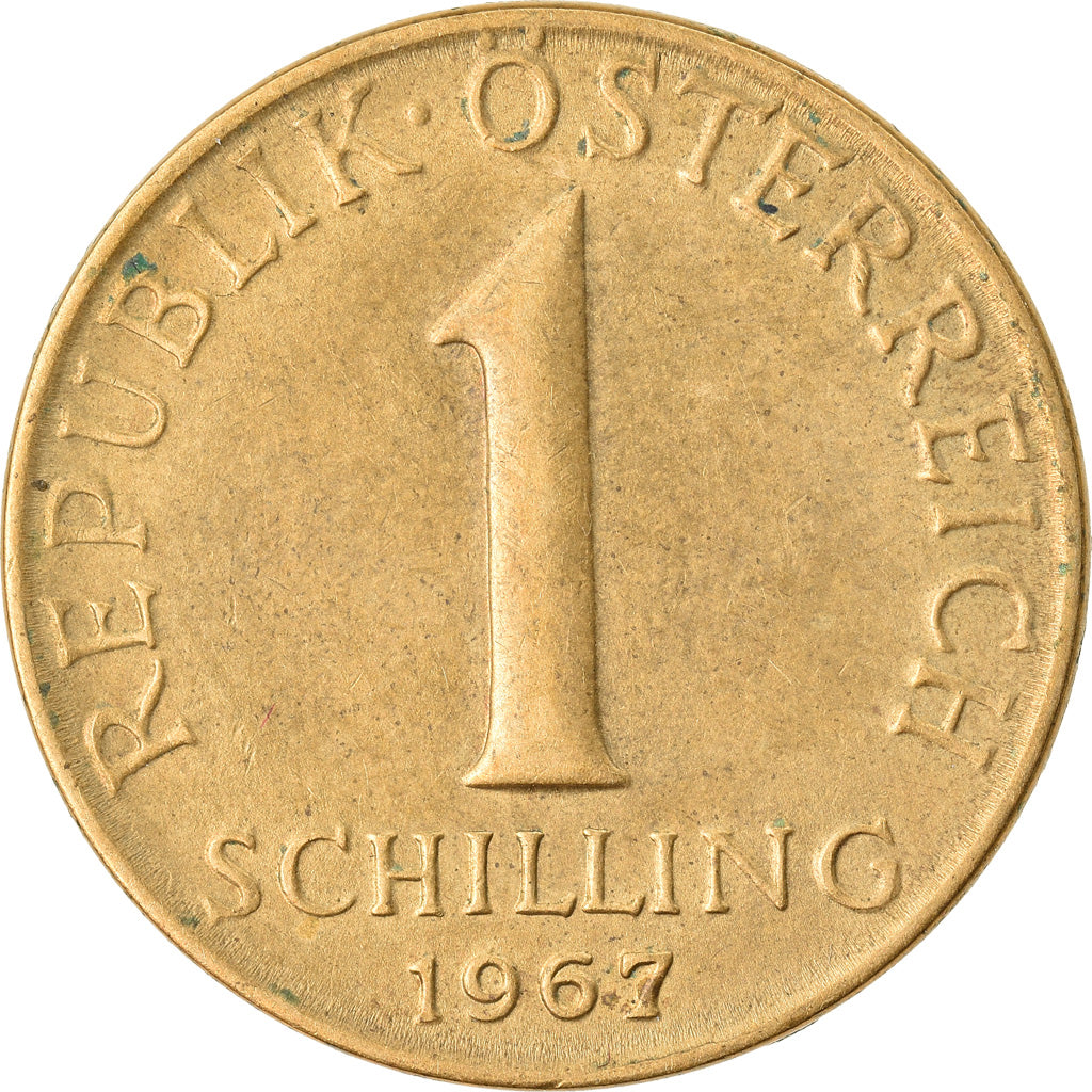 Coin, Austria, Schilling, 1967, EF(40-45), Aluminum-Bronze, KM:2886