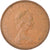 Münze, Jersey, Elizabeth II, 2 New Pence, 1971, S+, Bronze, KM:31