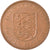 Coin, Jersey, Elizabeth II, 2 New Pence, 1971, VF(30-35), Bronze, KM:31