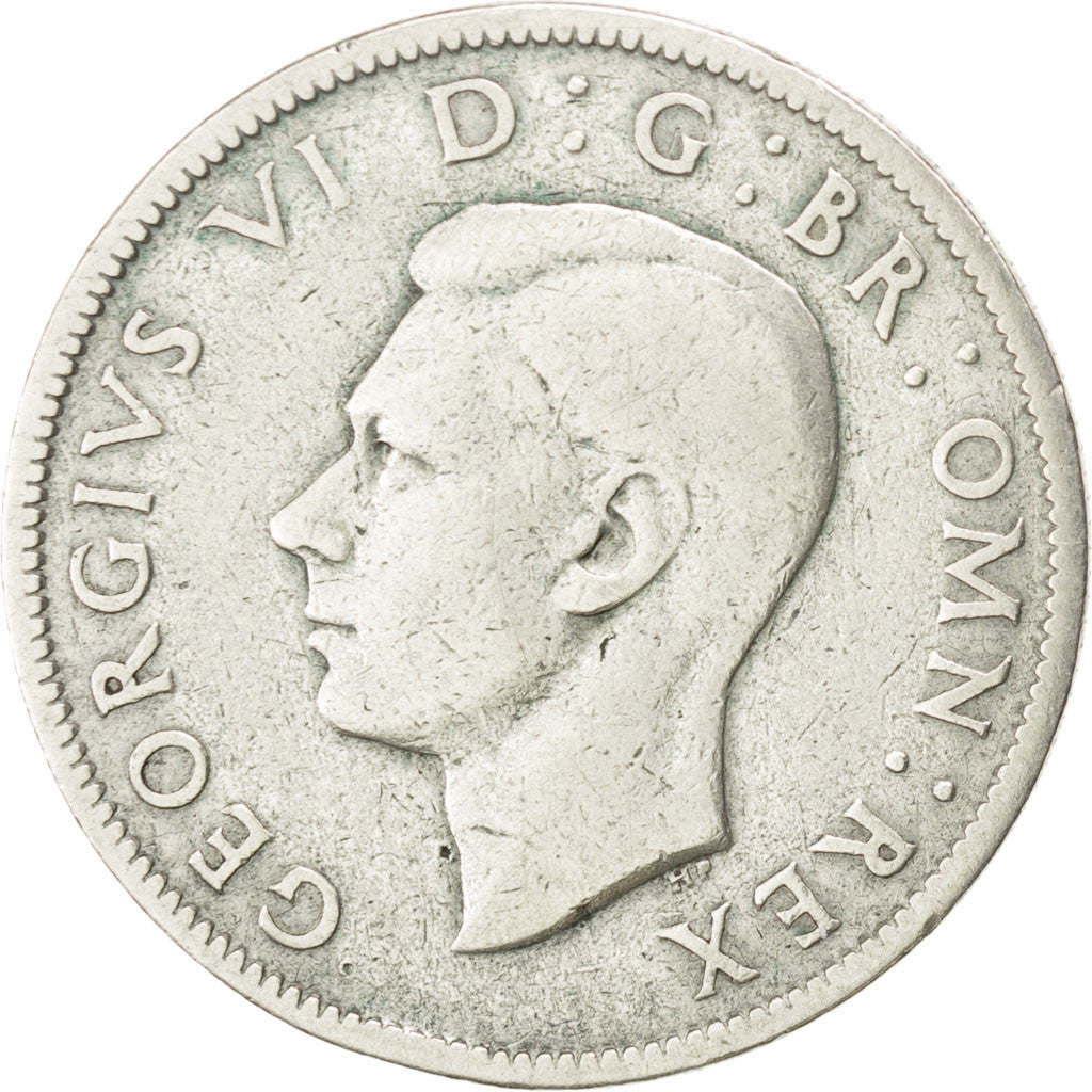 Coin, Great Britain, George VI, Florin, Two Shillings, 1943, VF(30-35), Silver