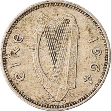 Coin, IRELAND REPUBLIC, 3 Pence, 1964, VF(30-35), Copper-nickel, KM:12a